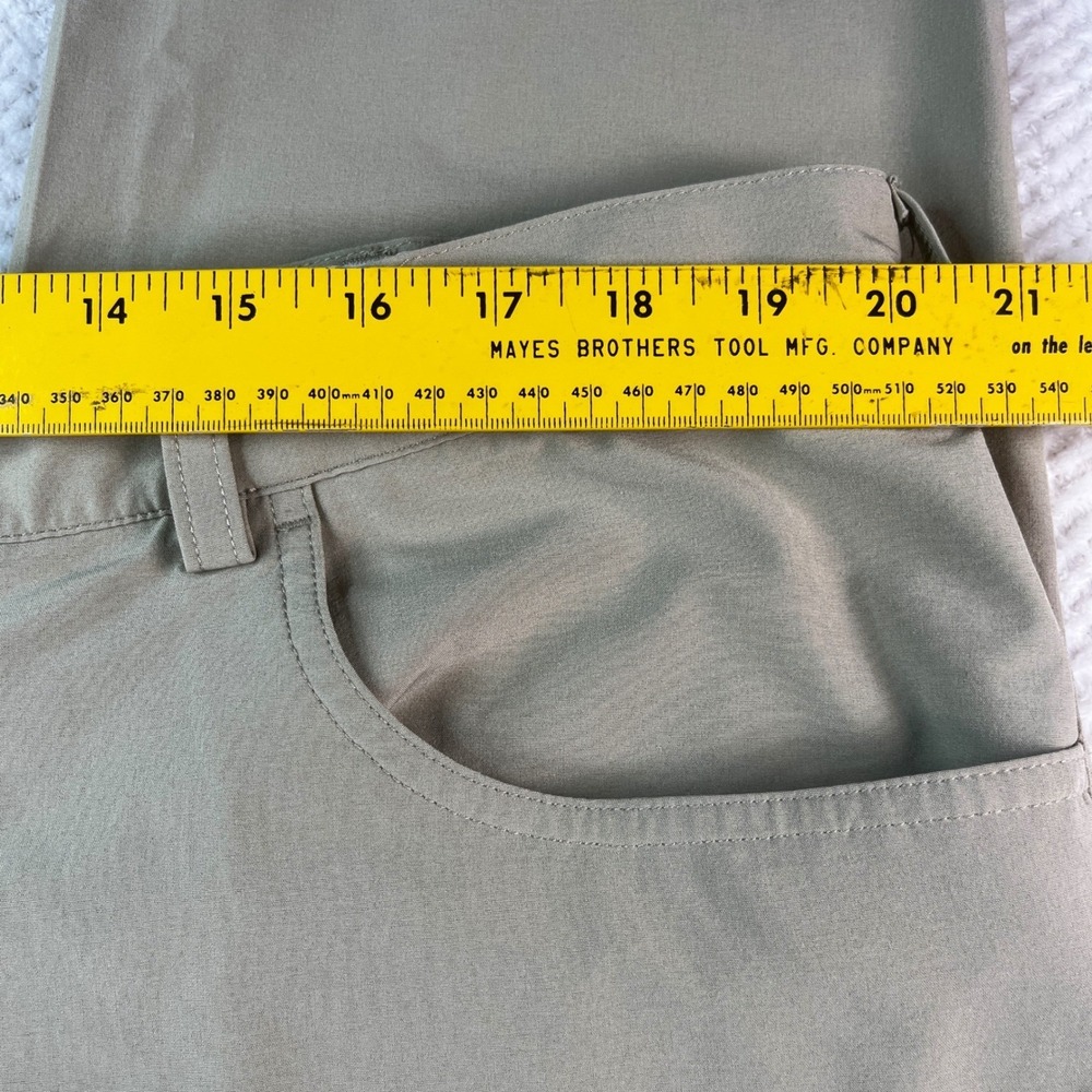Donald Ross Sportswear Thistle Stretch Performance Golf Pants Khaki Tan 40x32 - Picture 7 of 9